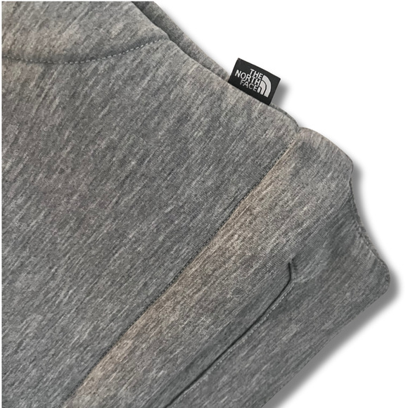 THE NORTH FACE Women's Hybirnation Thermal 3D Vest GRAY Size Small Faux Fur Trim - Picture 4 of 6